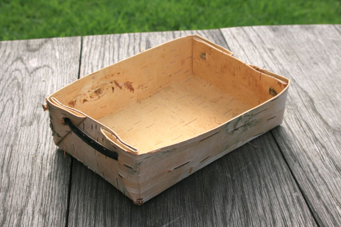 Folded Birch Bark Tray - How To Article 