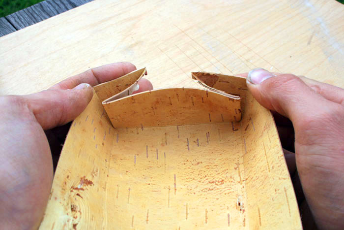 Folded Birch Bark Tray - How To Article 